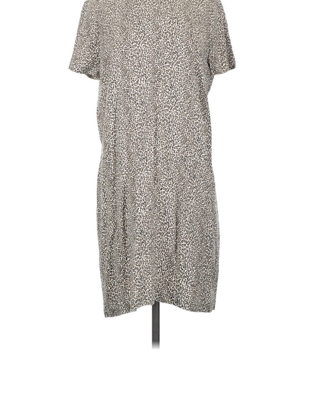Jenni Kayne Neutral Leopard Print Shift Dress - Beige & Black
